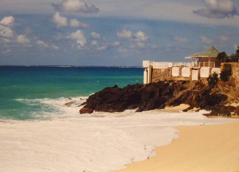 Beach on the Caribbean Island of St. Maarten Beach on the Caribbean Island of St. Maarten