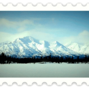 Snowy Alaskan Mountains