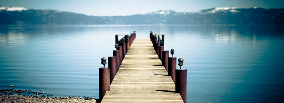 Pier on Lake Tahoe, California
