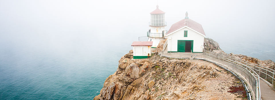 Beacon on the Edge - Point Reyes Lighthouse in California