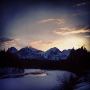 Sunset over the Canadian Rocky Mountains near Jasper in Alberta. (Photo: Kim Olson)
