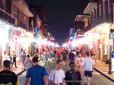 Bourbon Street in New Orleans Bourbon Street in New Orleans