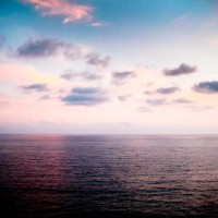 Colorful Sunset in the Cinque Terre, Italy