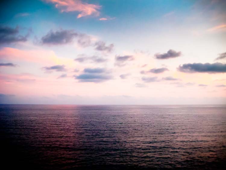 Colorful Sunset in the Cinque Terre, Italy Colorful Sunset in the Cinque Terre, Italy