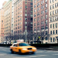 Upper East Side taxicab, NYC