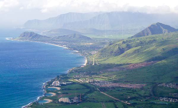 Our First Glimpse of Oahu, Hawaii Our First Glimpse of Oahu, Hawaii